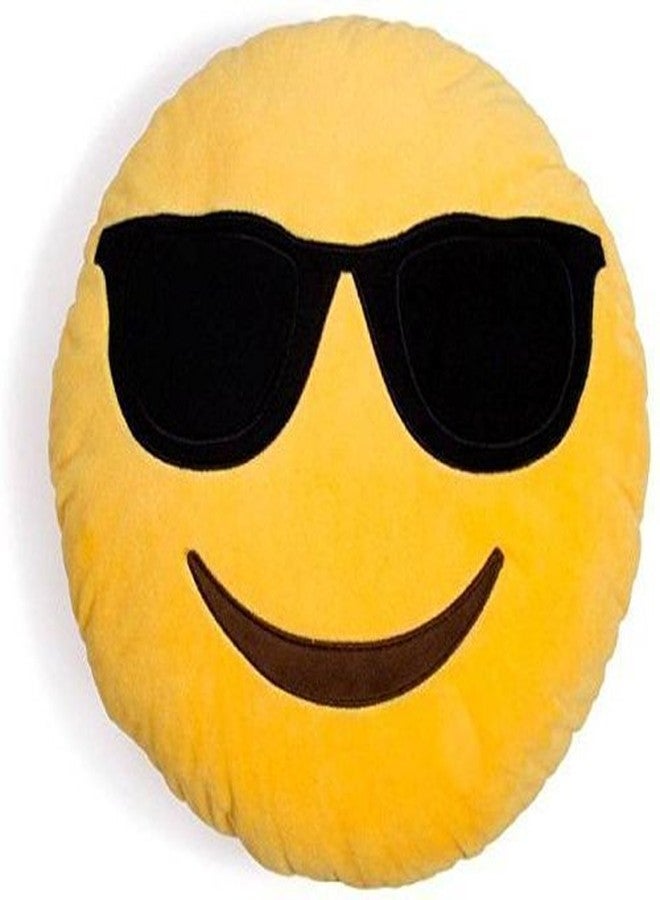 Jassi Toy Smiley Thick Plush Pillow Round Cushion Pillow Stuffed/Gift for Kids/Birthday Gift (Pack of 4) - Image 5